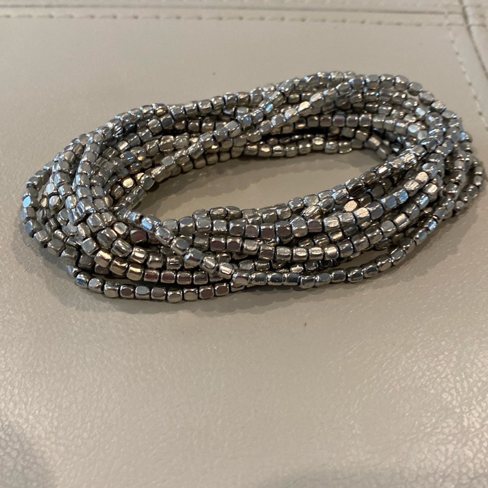 Silver Bardot Spiral Bangle